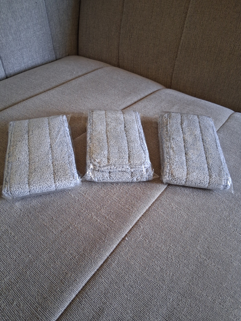 3 Pack 24x4.5inch Wet Dry Mop Microfiber Cloths Reuseable Eco Friendly Washable